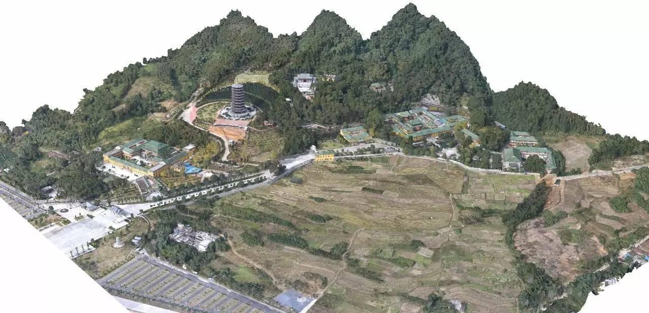安徽倾斜摄影在景区的实际效果